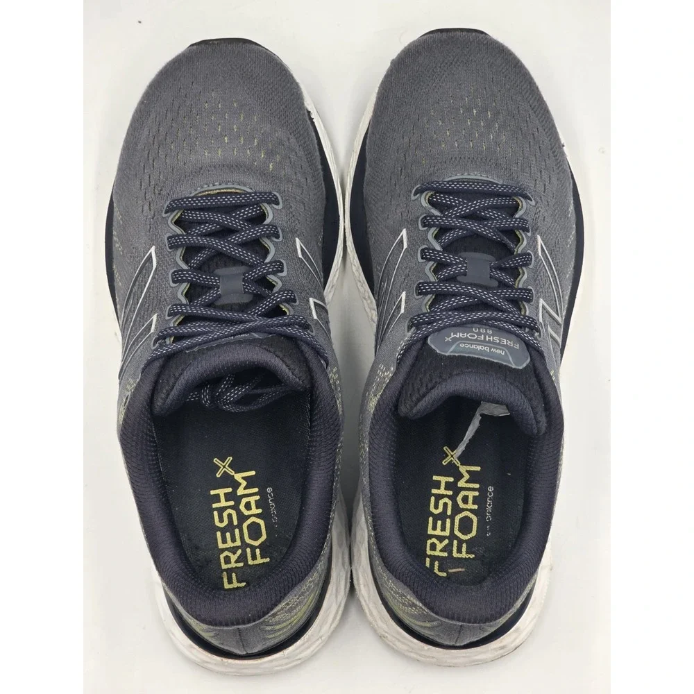 New Balance Fresh Foam 880v11 M880T11 Men's 11 2E Wide Ocean Grey Yellow